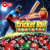 Cricket Ball Roulette live game at yy777 casino